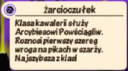 Żarcio opis klasy