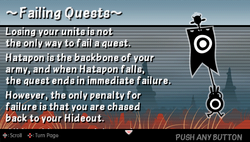 Failing quests