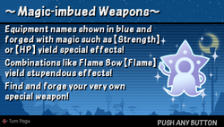 Magic imbuded weapons