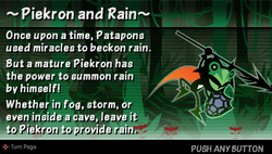 Piekron and rain