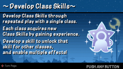 Develop class skills