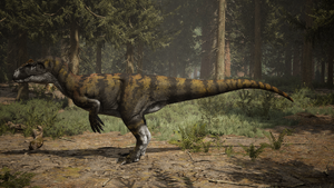 path of titans allosaurus