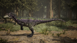 path of titans allosaurus
