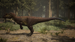path of titans allosaurus