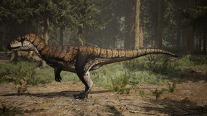 path of titans allosaurus