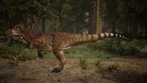 path of titans allosaurus
