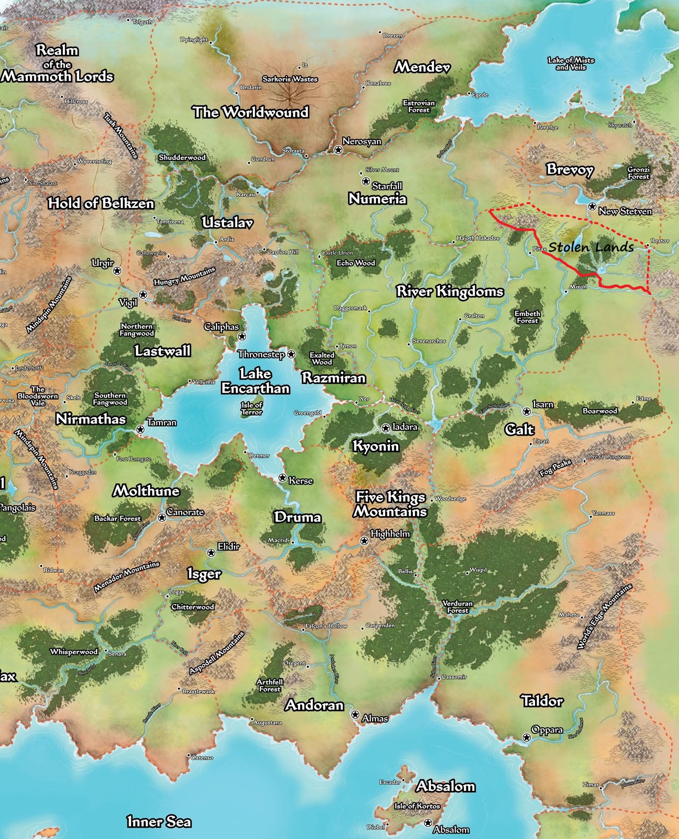 Locations Pathfinder Kingmaker Wiki Fandom   Latest