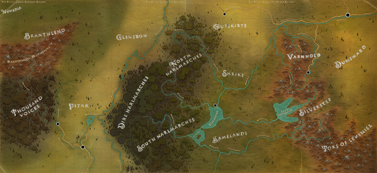 the inner sea region of golarion map