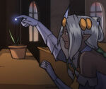 An'jhali with mana plant