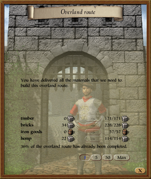 Overland route