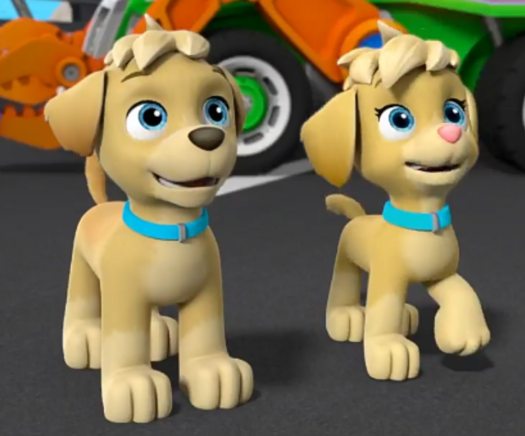 Tuck & Ella, The Golden Retriever Twins | PAW Patrol Fan Universe Wiki |  Fandom