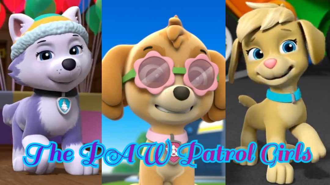 Everest, Skye and Ella(scrapped friendship) | PAW Patrol Fan Universe Wiki  | Fandom