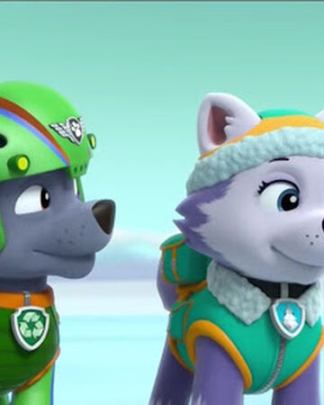 Rocky Everest Paw Patrol Relation Ship Wiki Fandom