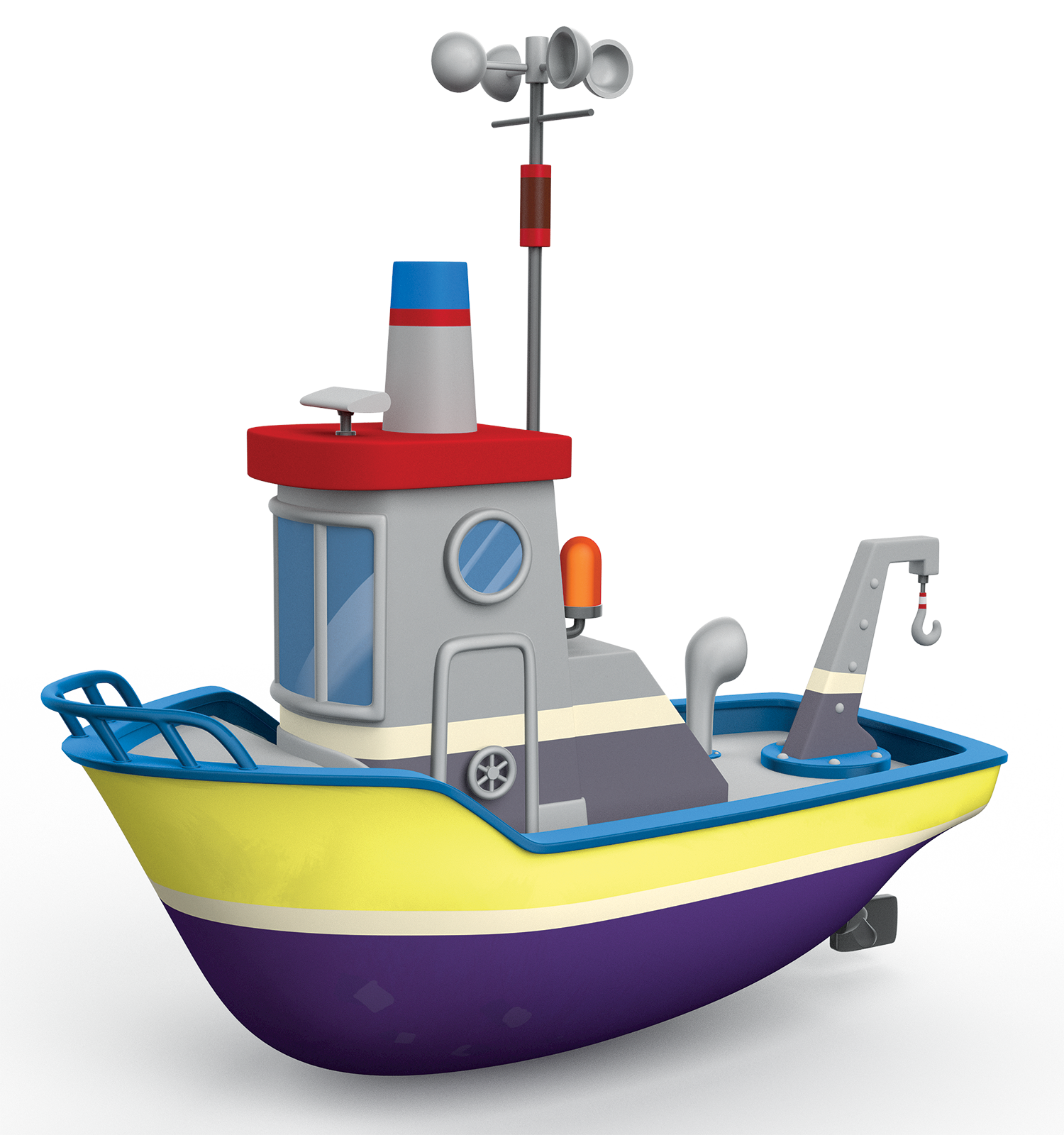 captain turbot boat toy