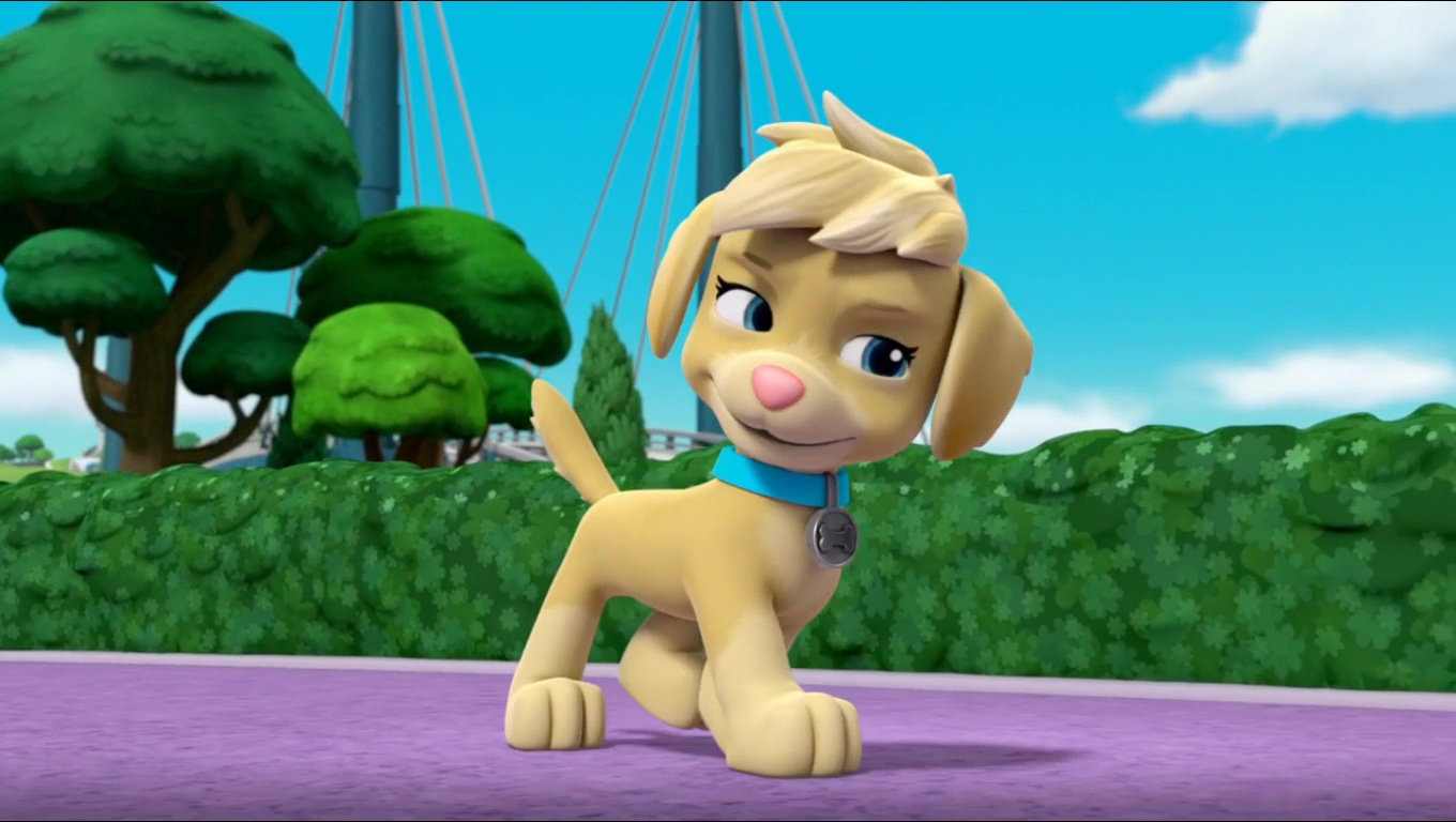 Paw Patrol EVEREST Plush Super Paws Mighty Pups Dog Stuffed Animal New With Tags