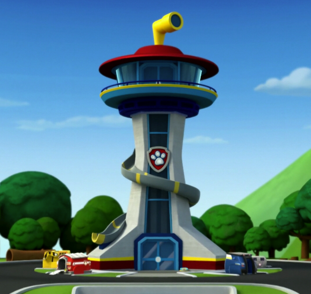 new paw patrol lookout tower