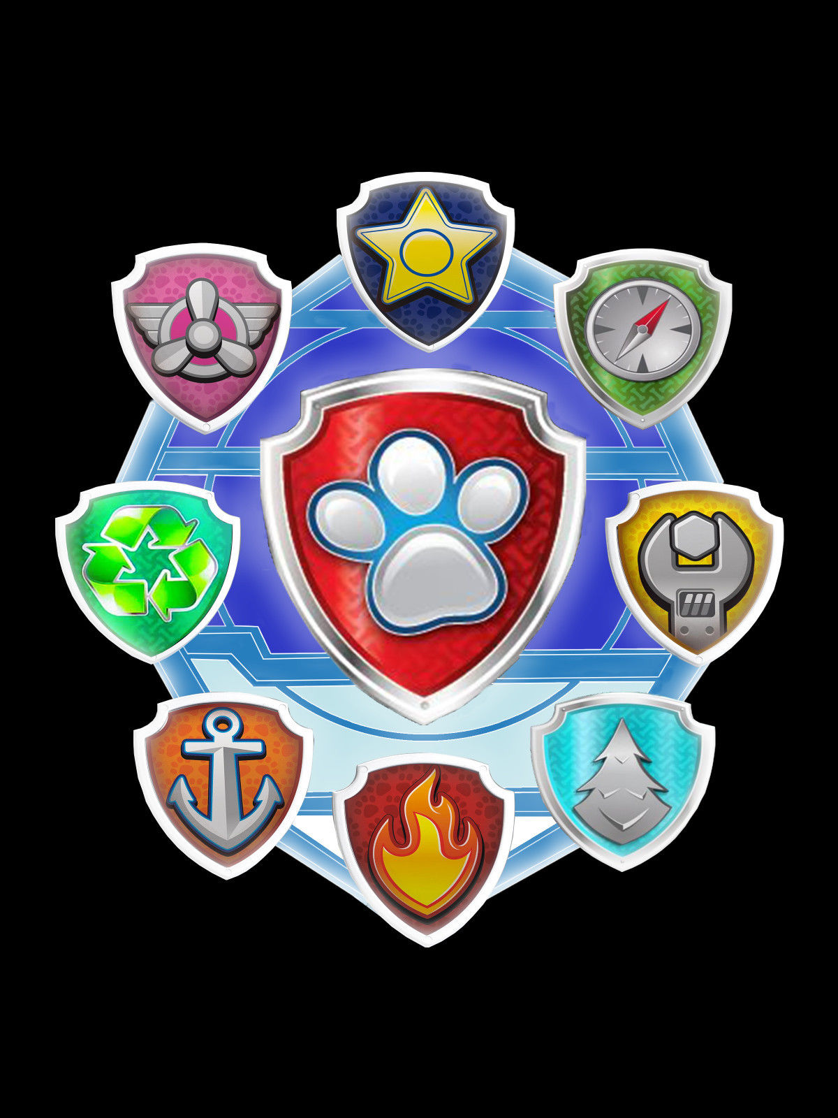 Image - PAW Patrol badges.jpg | PAW Patrol Wiki | FANDOM powered by Wikia