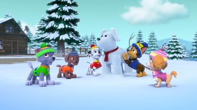 paw patrol winter set