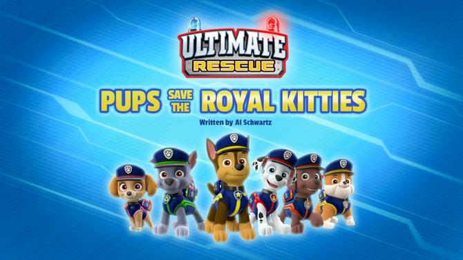 paw patrol royal kitties