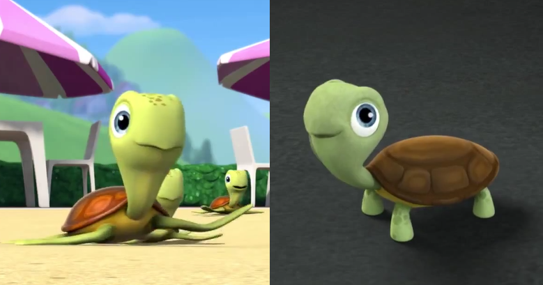turtle from paw patrol movie