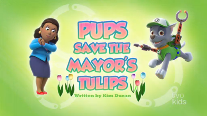 Image - PAW Patrol Pups Save the Mayor's Tulips Title Card.png | PAW ...