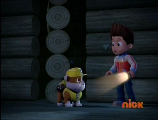 paw patrol jake's cabin block set