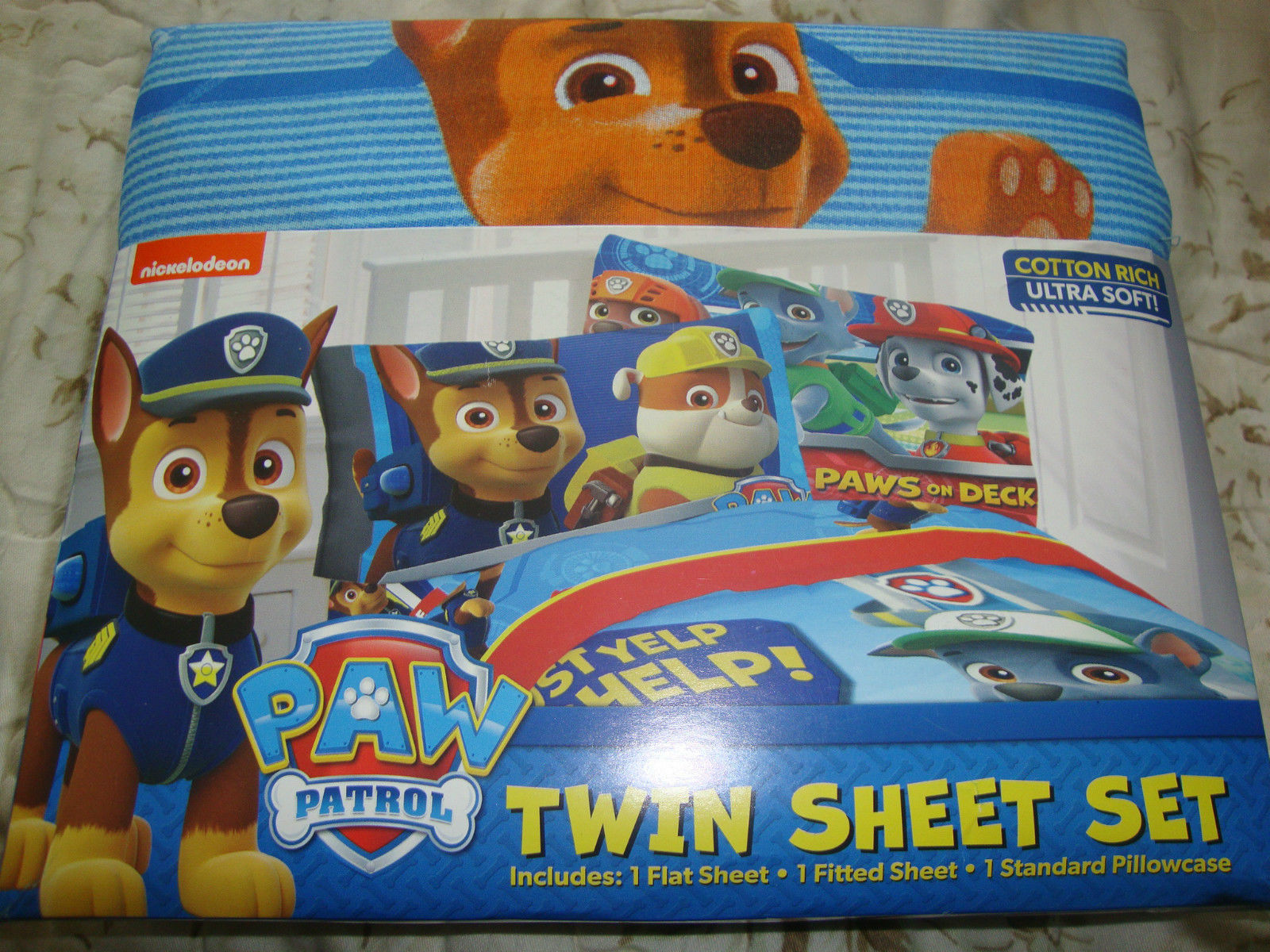 argos paw patrol bedding set