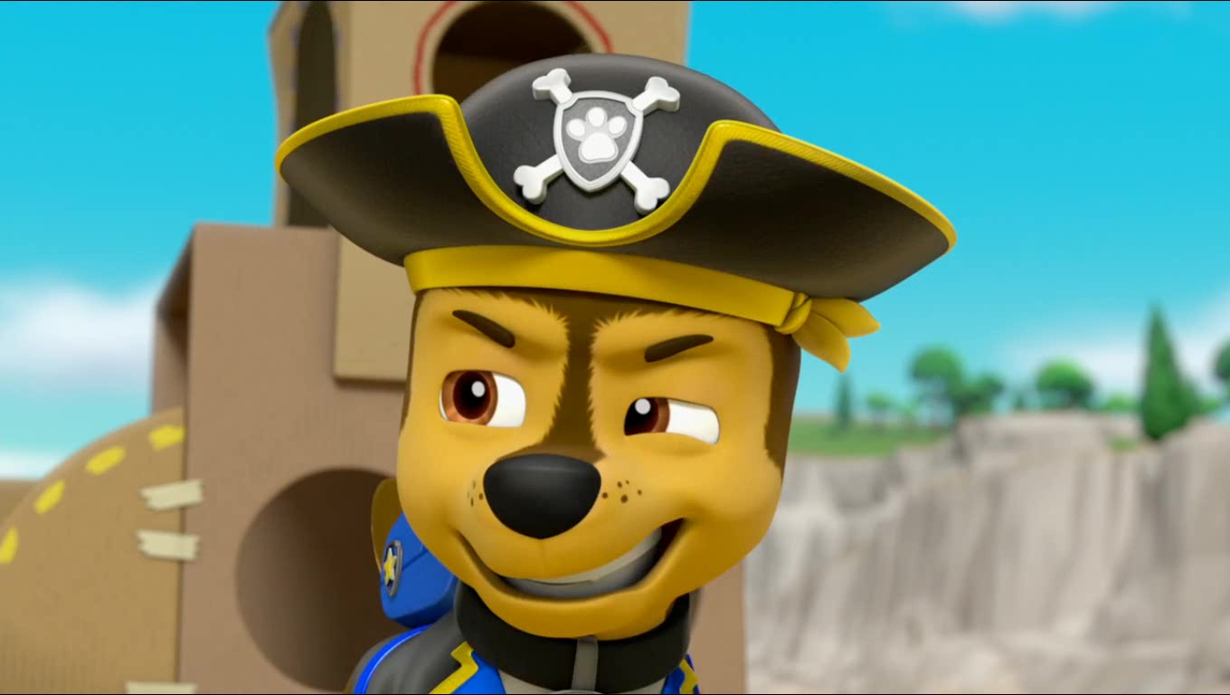 paw patrol pirate chase