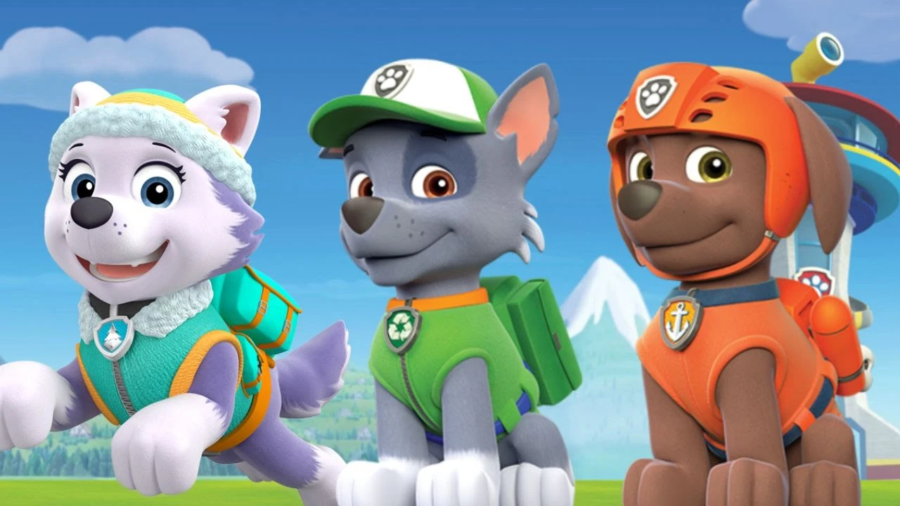 Image Everest, Rocky, and Zuma.jpg PAW Patrol Wiki FANDOM powered