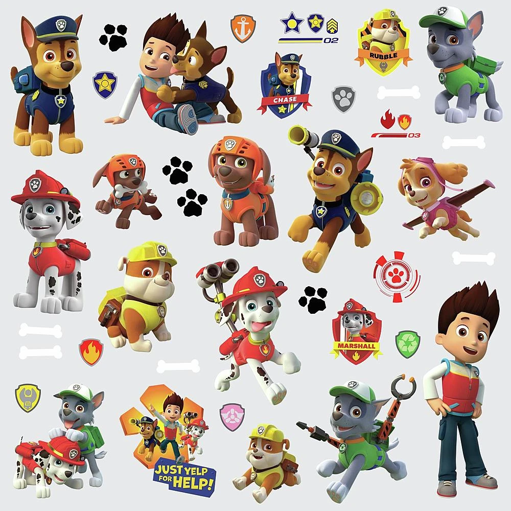 Image Wall decal stickers 3.jpg PAW Patrol Wiki FANDOM powered by