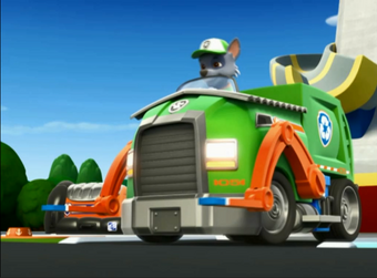 paw patrol green truck