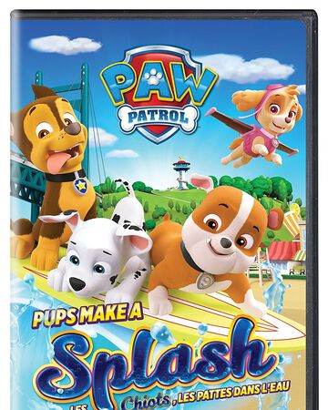 Pups Make A Splash Dvd Paw Patrol Wiki Fandom