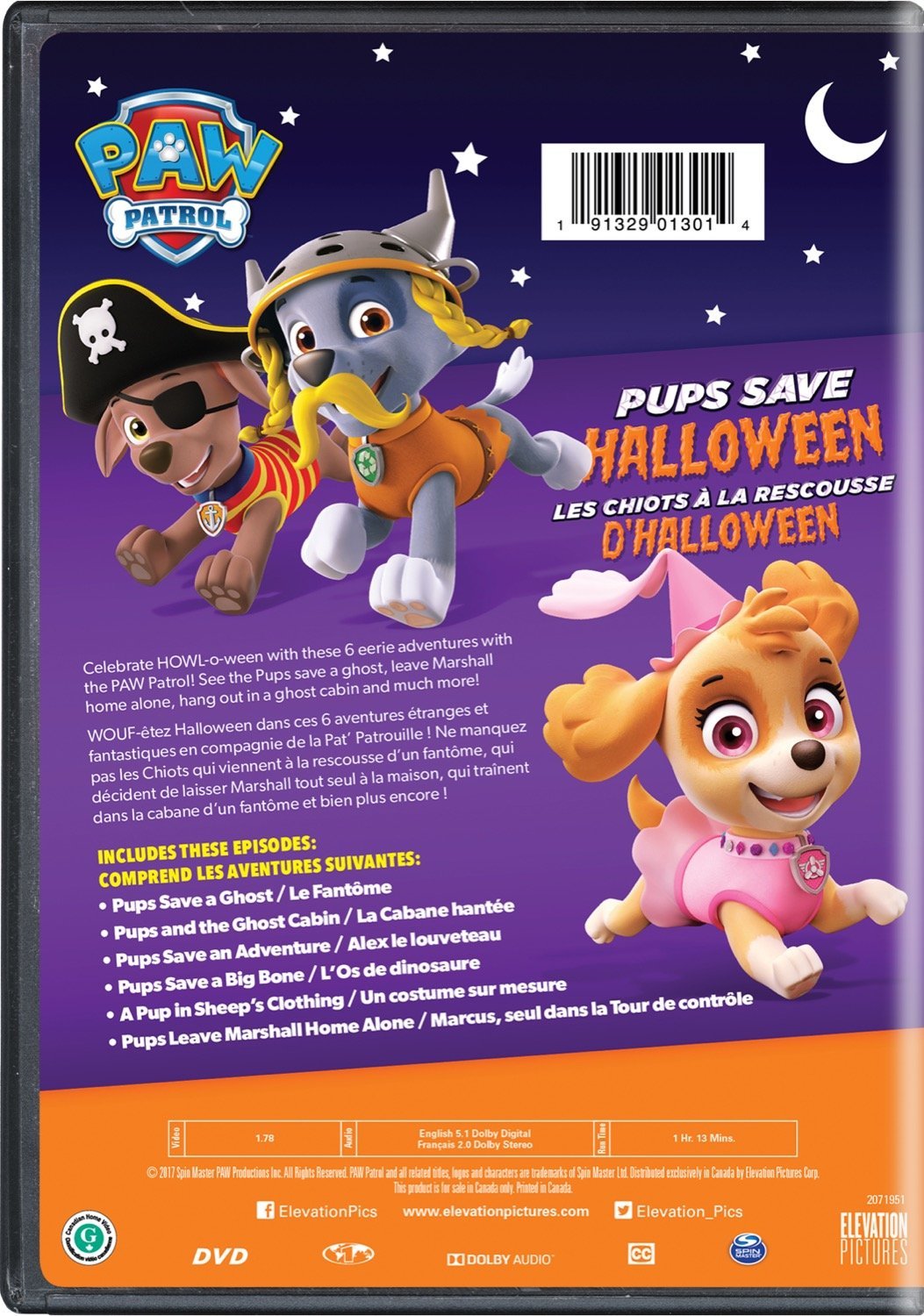 Paw Patrol Pups Save Halloween