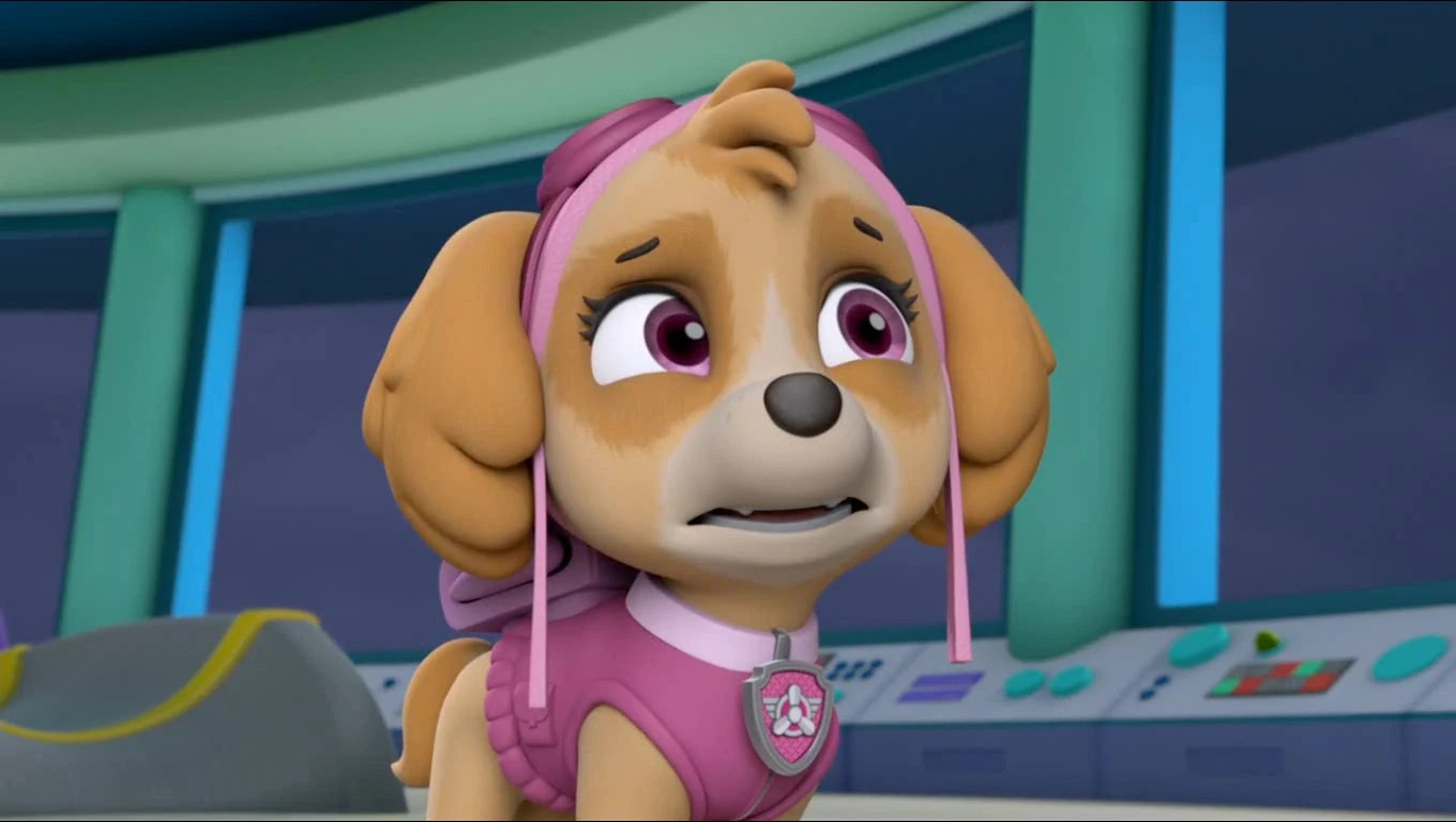 скай. грустная скай щенячий патруль. щенячий патруль. включи скай щенячий. игрушки щенячий патруль скай.