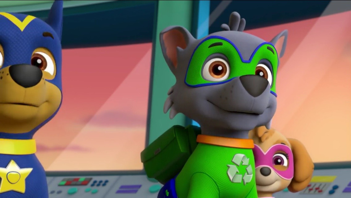 rocky paw patrol super pups