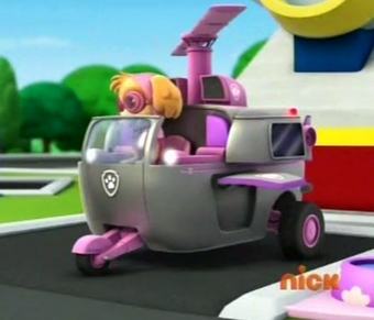 skye paw patrol car