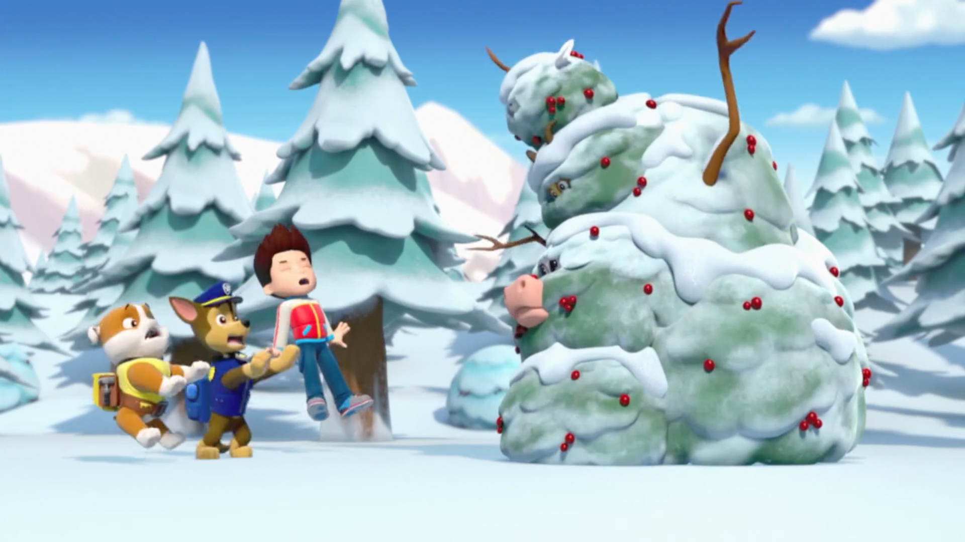 paw patrol snow set