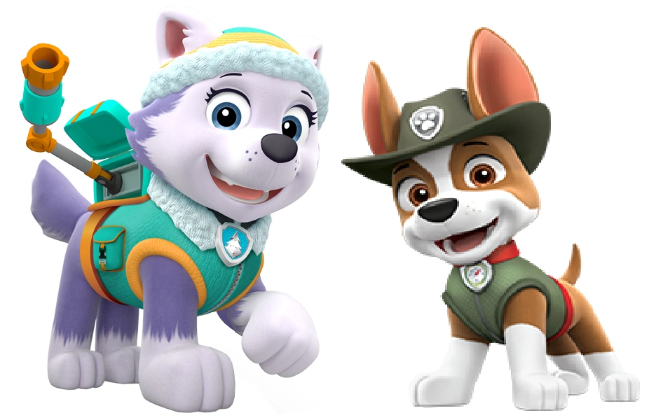 Image Everest & Tracker friends.png PAW Patrol Wiki FANDOM