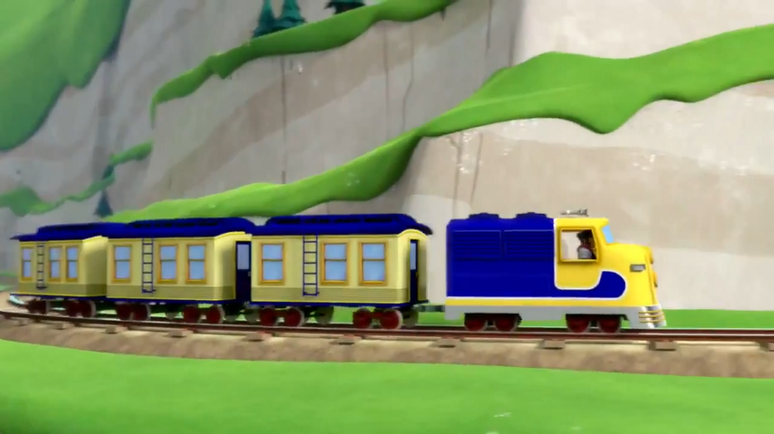 paw patrol train with caboose and tracks