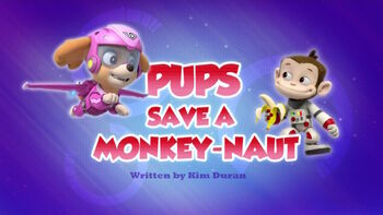 paw patrol pups go all monkey