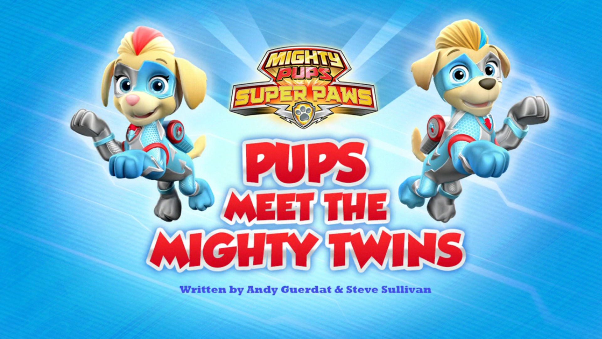 Mighty Pups Super Paws Pups Meet The Mighty Twins Paw