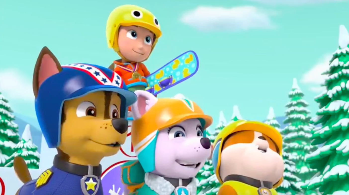 paw patrol winter set