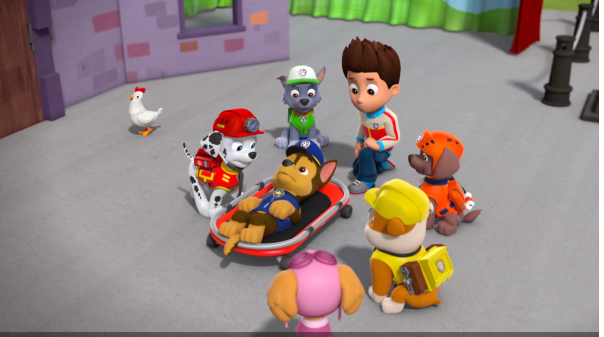 paw patrol bobble ride on