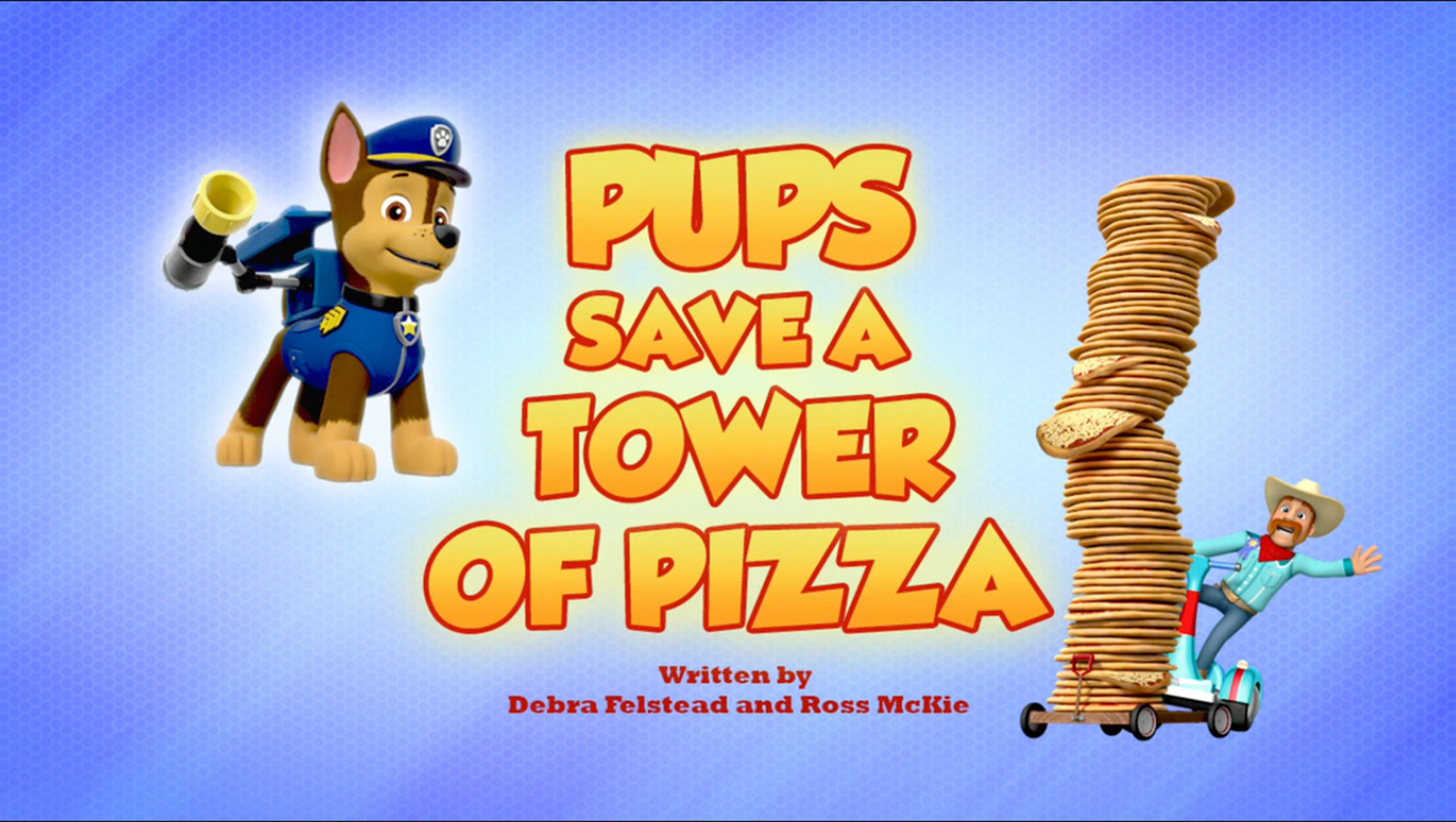 paw patrol pups save a tower of pizza dailymotion