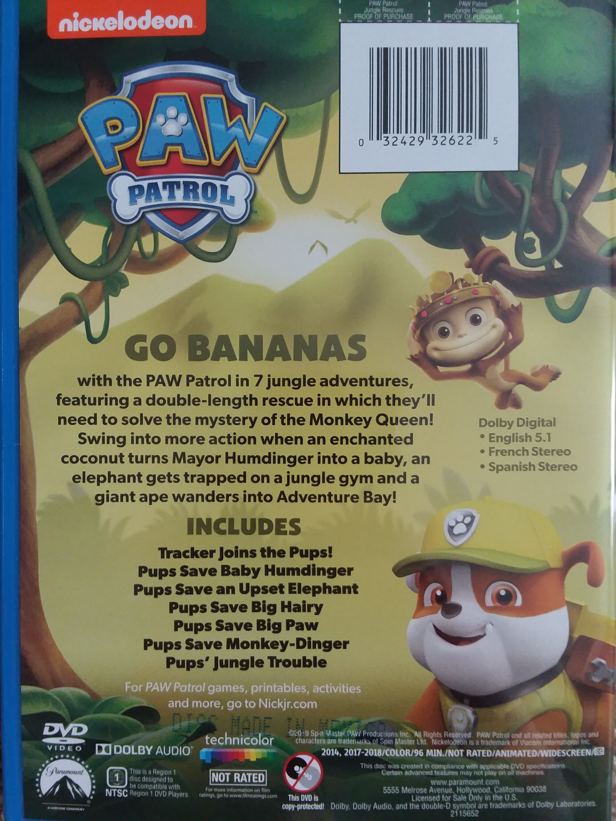 Category:DVDs with Tracker on the box | PAW Patrol Wiki | Fandom