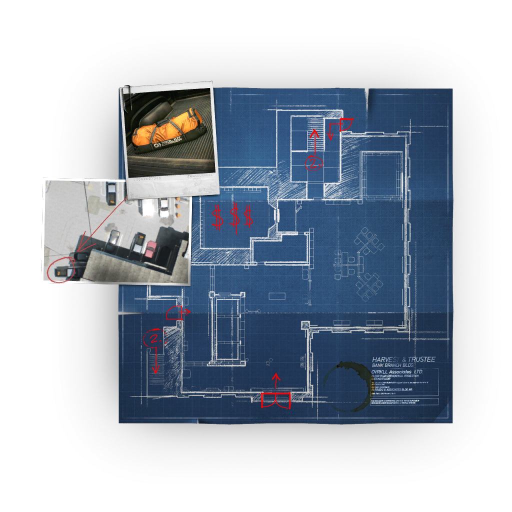 Payday 2 bank map фото 12