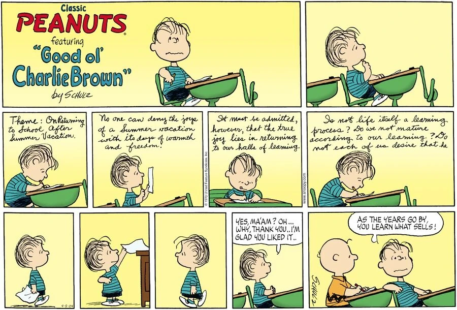 September 1970 comic strips Peanuts Wiki FANDOM powered by Wikia