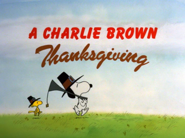 a charlie brown thanksgiving