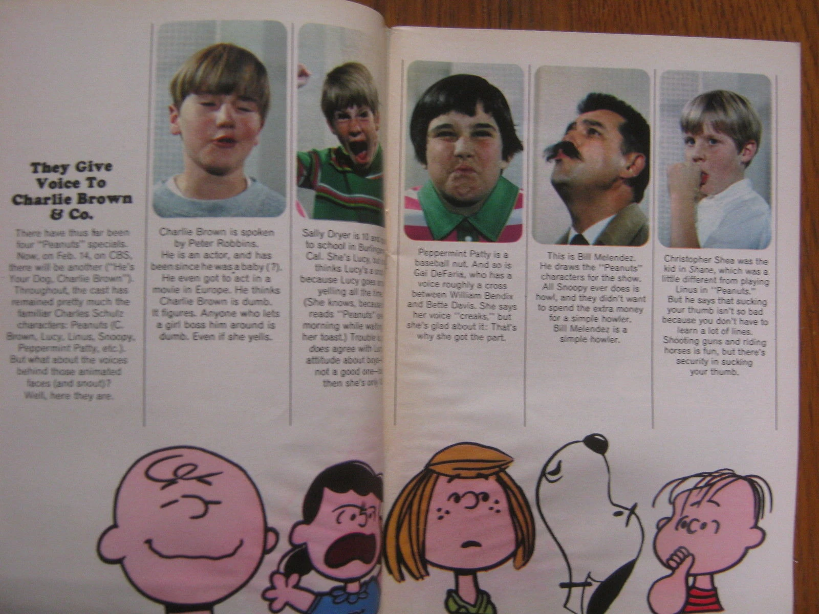 Image 1968 TV Guide Peanuts cast.JPG Peanuts Wiki FANDOM