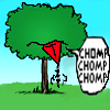 Kite-Eating Tree chomping